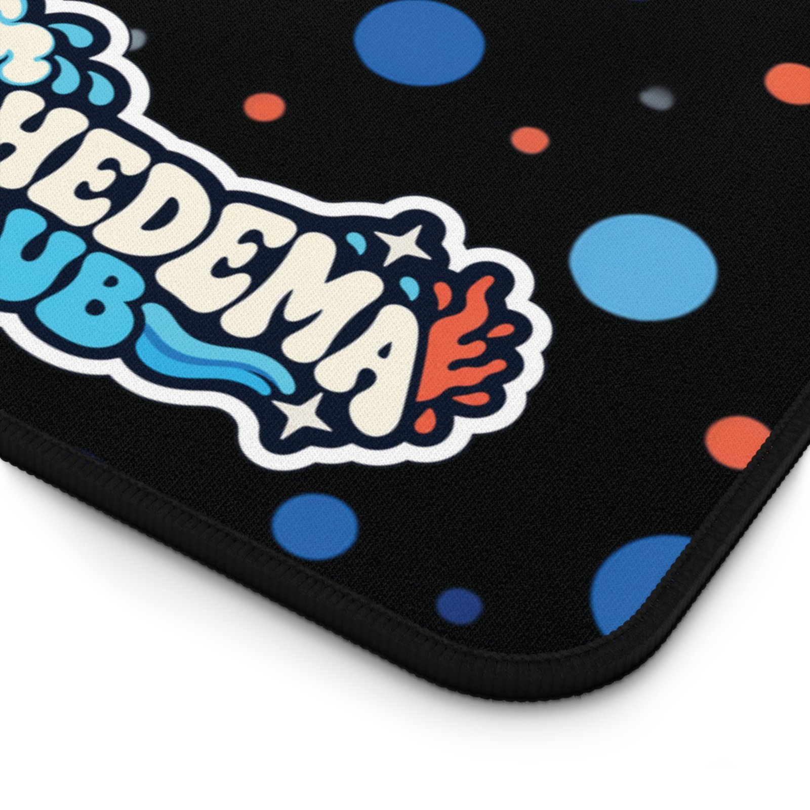 Lymphedema Club Polka Dot Desk Mat — Anti-Slip Keyboard Mouse Pad - Image 12