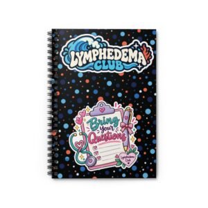 Notebook - "Bring Your Questions" - Lymphedema Club Spiral Journal