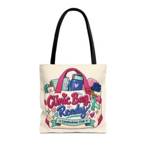 Clinic Bag Ready Tote - Lymphedema Awareness Medical Supplies Bag