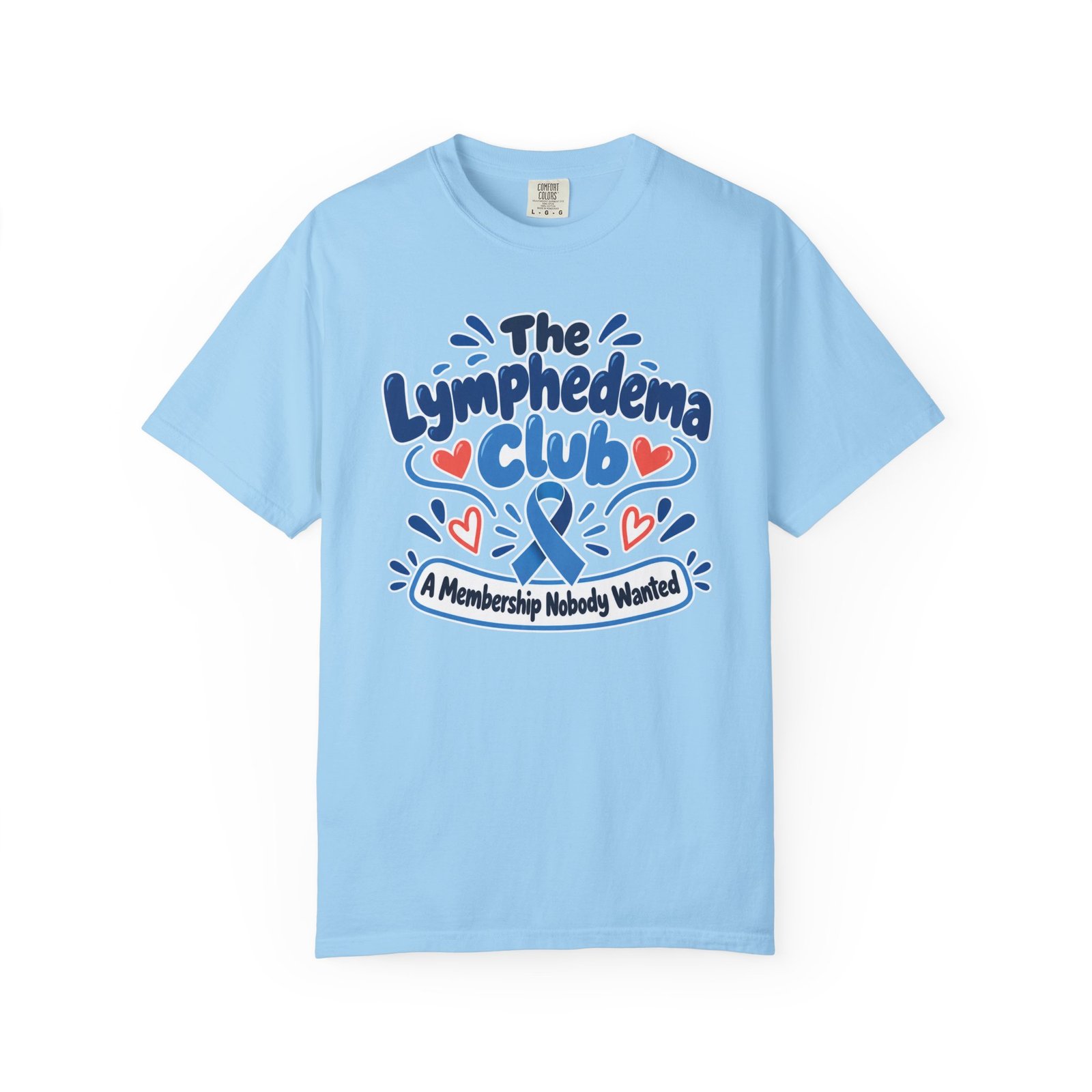 The Lymphedema Club T-Shirt - Support & Awareness Graphic Ribbon Tee - Image 15