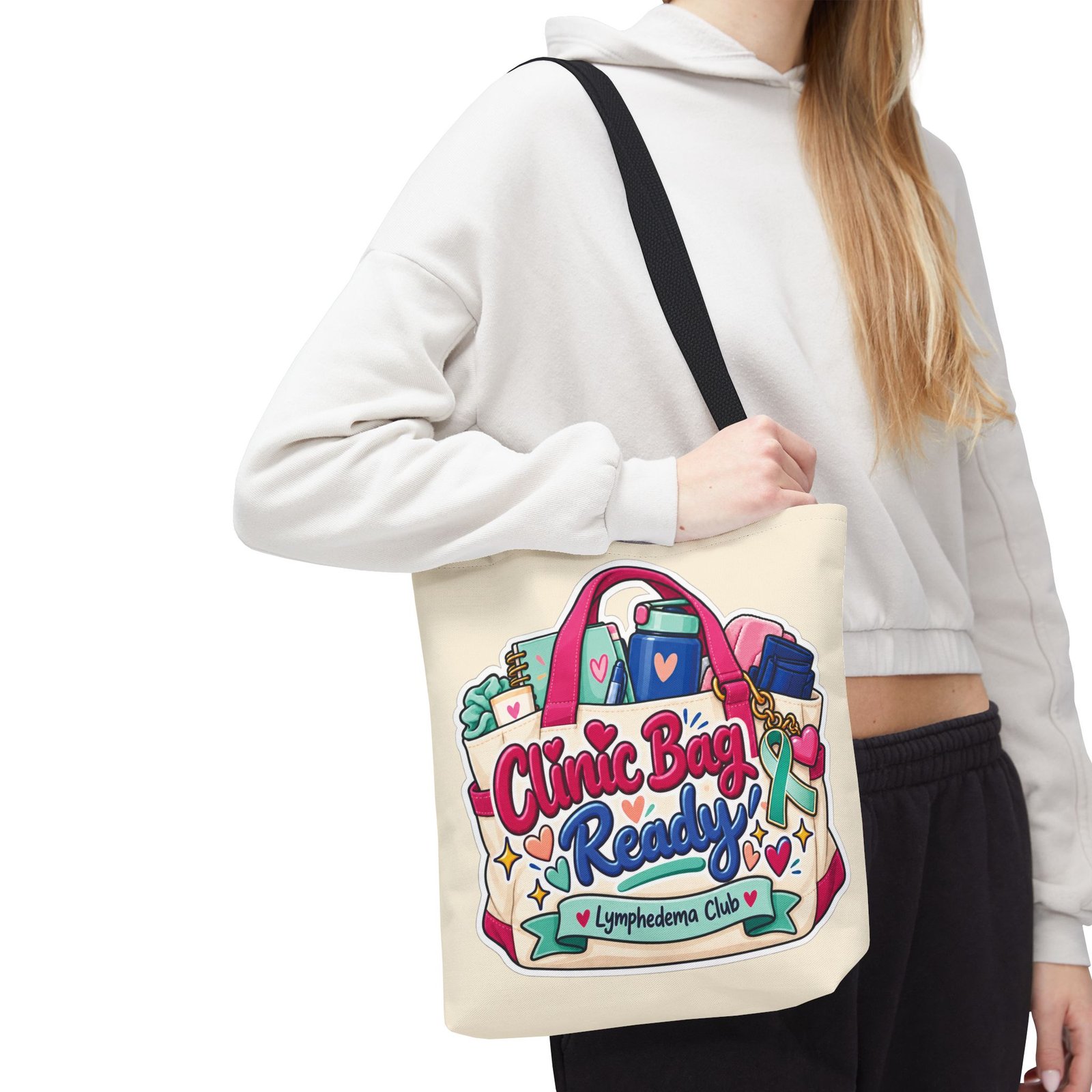 Clinic Bag Ready Tote - Lymphedema Awareness Medical Supplies Bag - Image 6