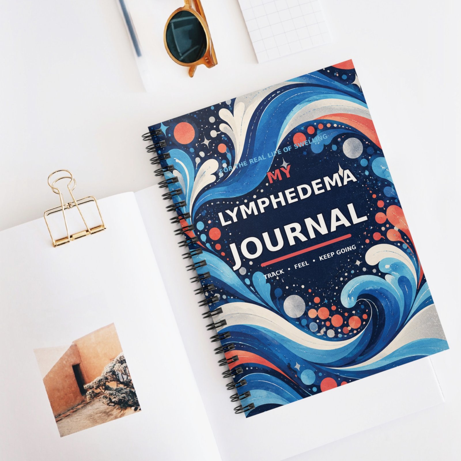 Lymphedema Journal - Spiral Ruled Notebook for Tracking, Healing & Self-Care - Image 5