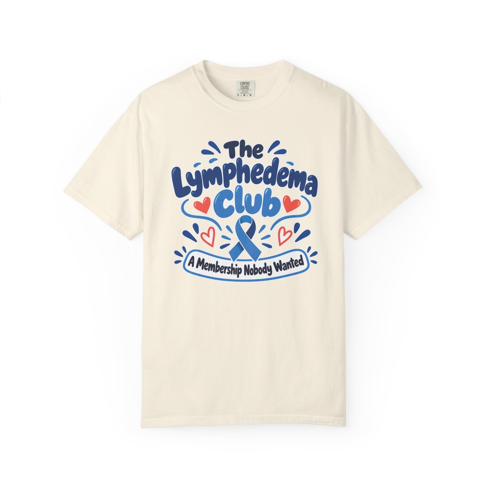 The Lymphedema Club T-Shirt - Support & Awareness Graphic Ribbon Tee - Image 14