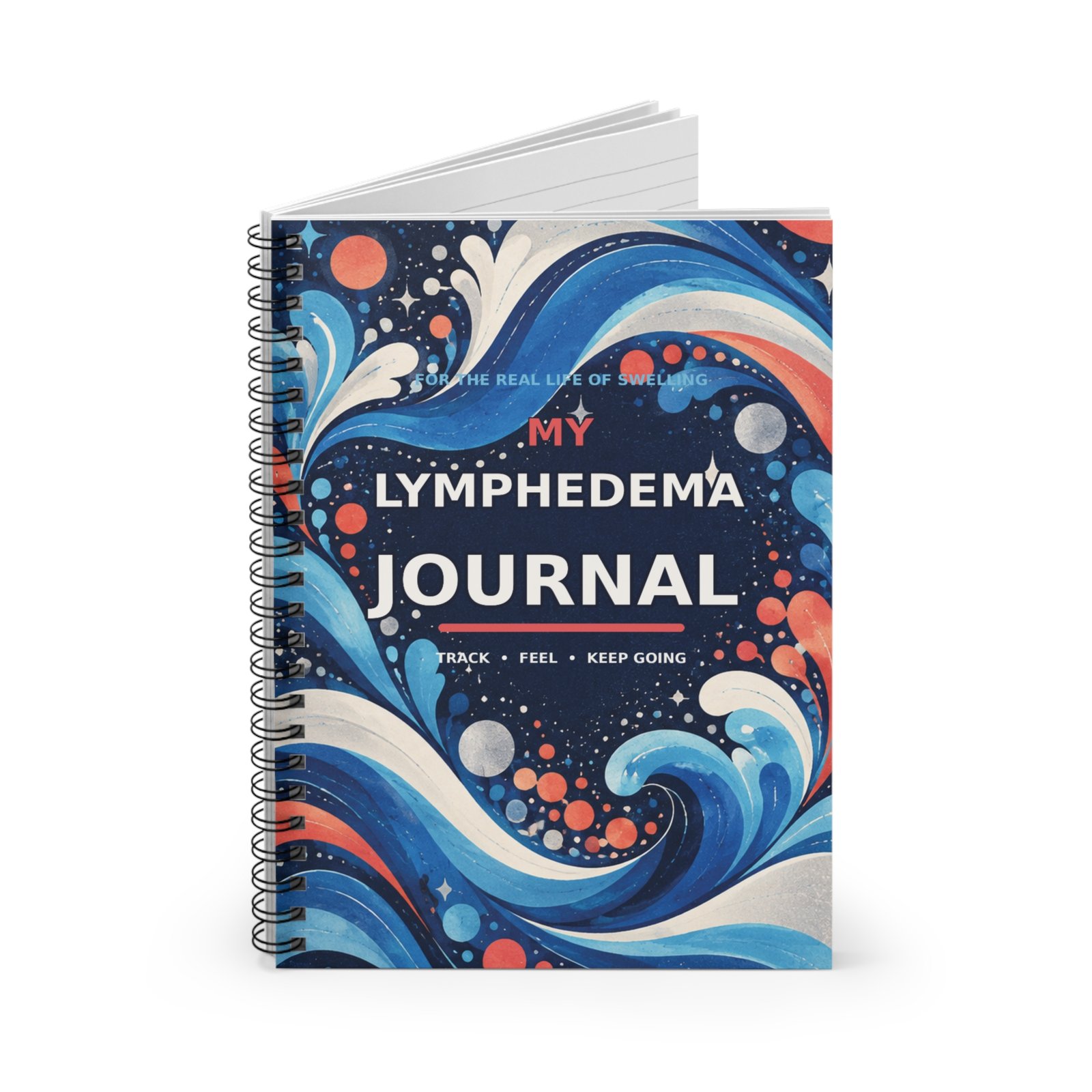 Lymphedema Journal - Spiral Ruled Notebook for Tracking, Healing & Self-Care - Image 2
