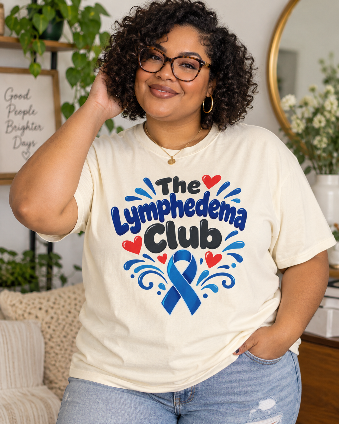 The Lymphedema Club T-Shirt - Support & Awareness Graphic Tee