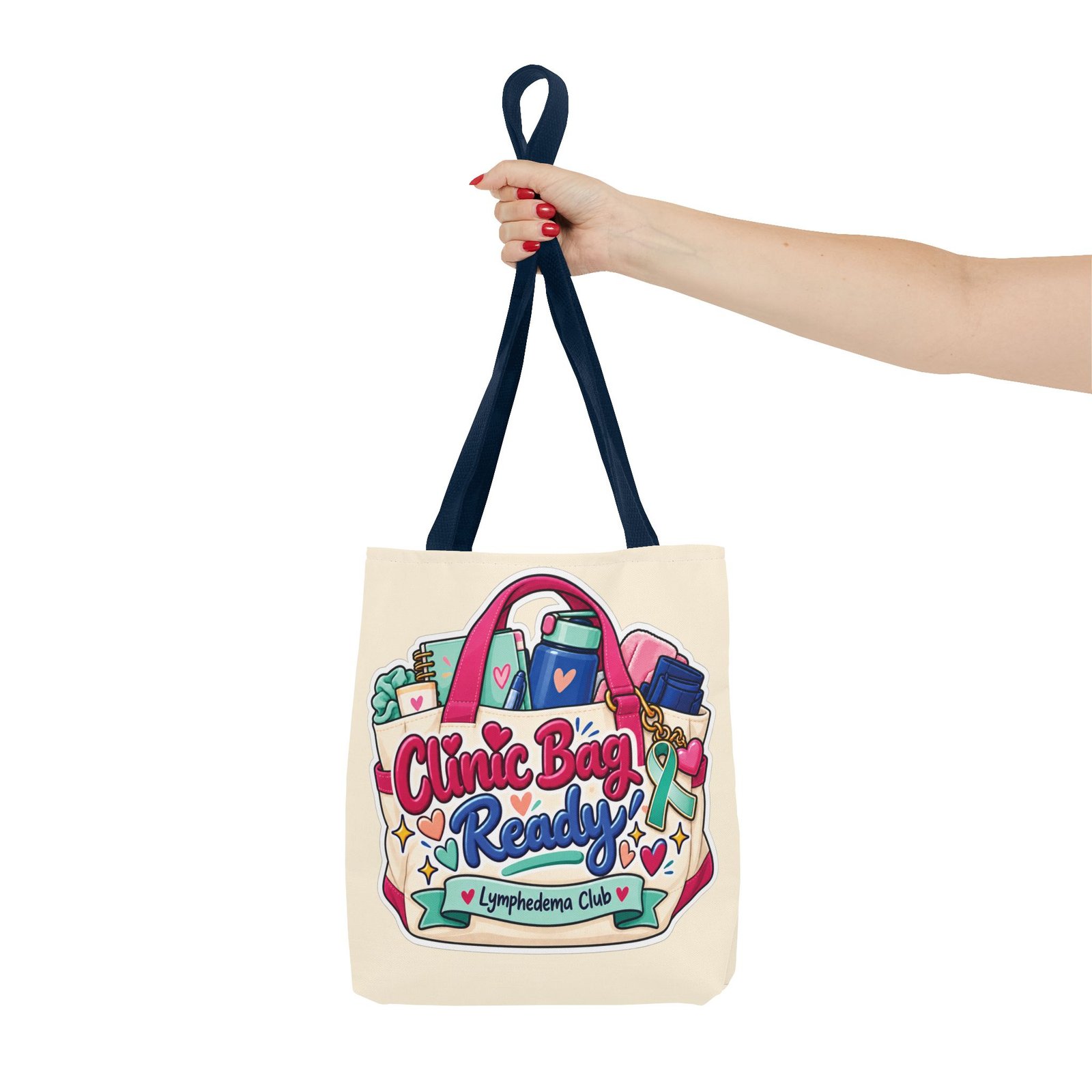 Clinic Bag Ready Tote - Lymphedema Awareness Medical Supplies Bag - Image 14